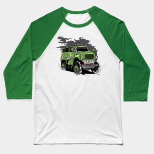 MILITARY MONSTER CAR Baseball T-Shirt